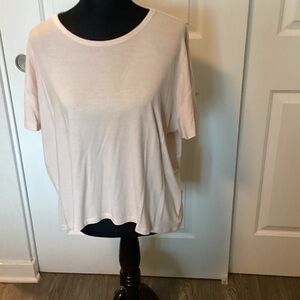 Atheleta woman’s top pale pink XL